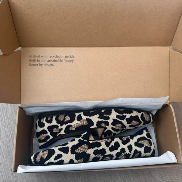 Leopard Print Women's Loafers - Picture 7 of 8